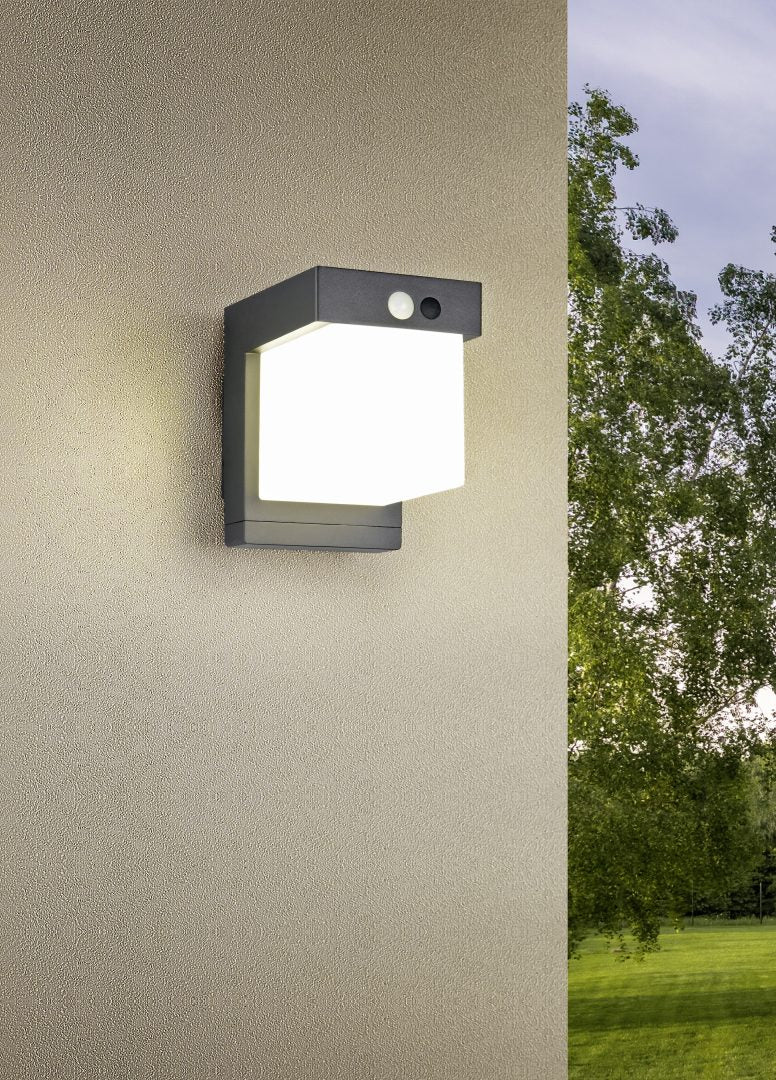 Aplique de exterior Trio Colombo LED solar portátil negro mate 4000K con sensor IP44 R23286132 - vista 6