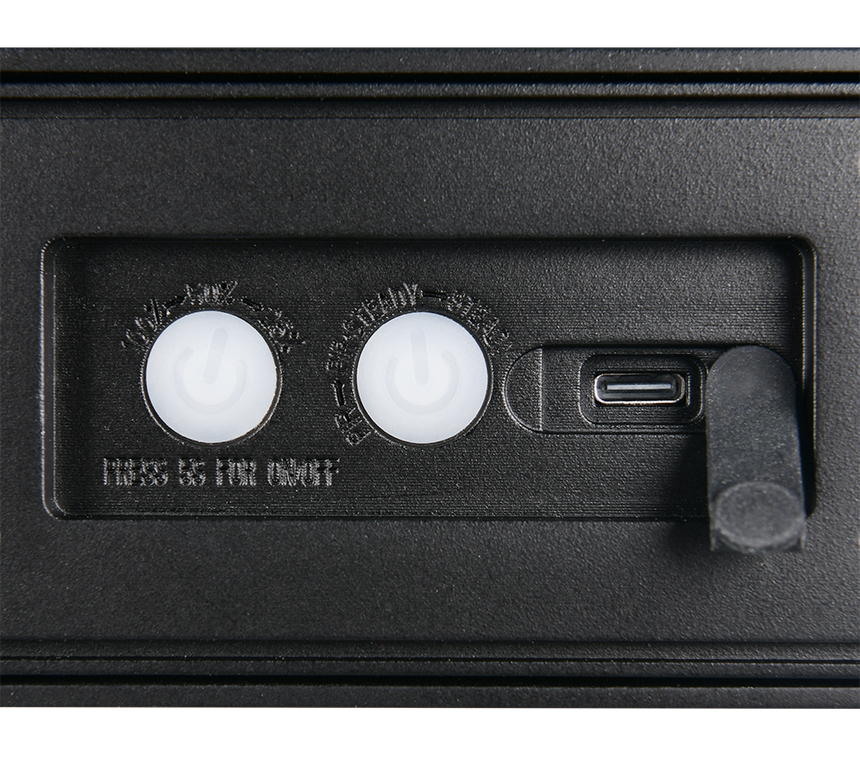 Aplique de exterior Trio Silves LED solar portátil negro 4000K con sensor USB IP44 R23306102 - vista 4