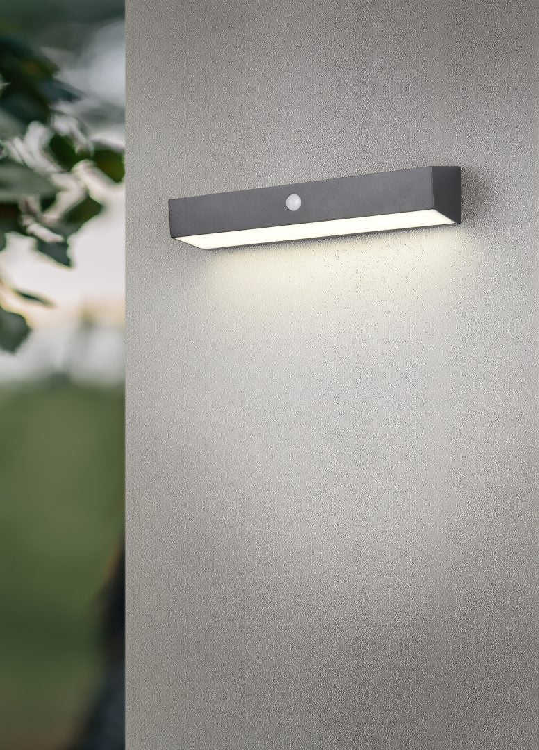 Aplique de exterior Trio Silves LED solar portátil negro 4000K con sensor USB IP44 R23306102 - vista 6