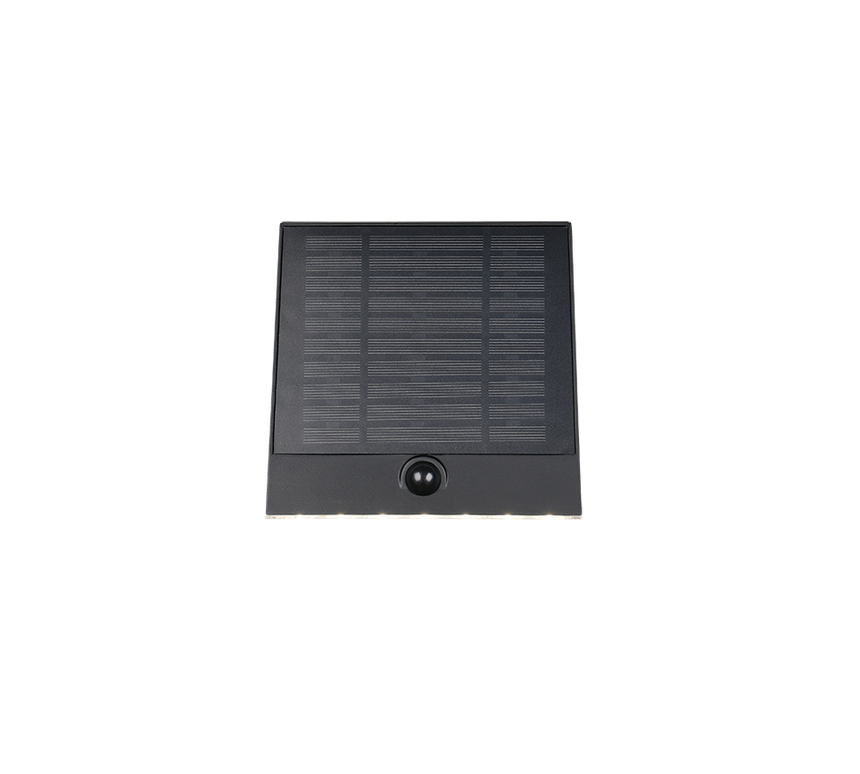 Aplique de exterior Trio Alvorada LED solar portátil negro 4000K con sensor USB IP44 R23326102 - vista 2