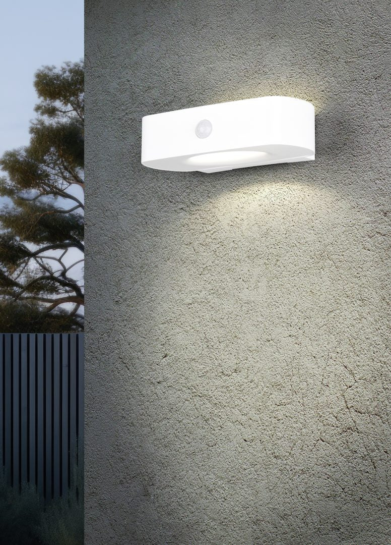 Aplique de exterior Trio Bilbao LED solar portátil blanco 4000K con sensor IP44 R23336201 - vista 6