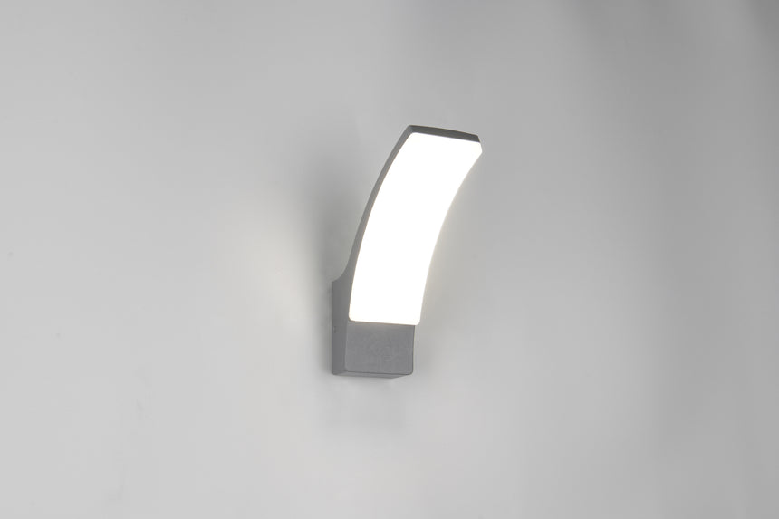 Aplique de exterior Trio Beja LED antracita 4000K IP44 R23356142