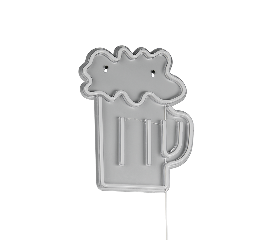 Aplique de pared Trio Beer LED transparent clear 36cm R23721100