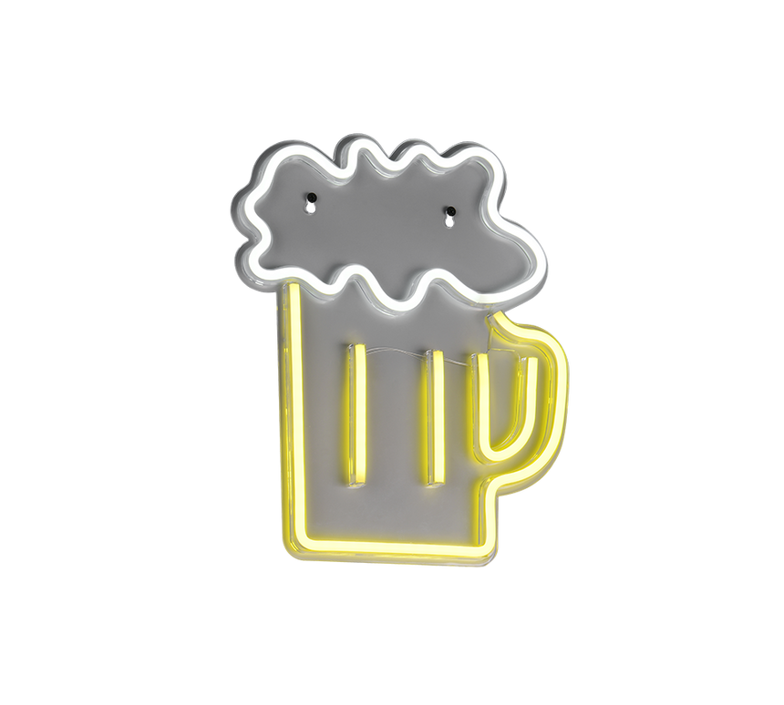 Aplique de pared Trio Beer LED transparent clear 36cm R23721100