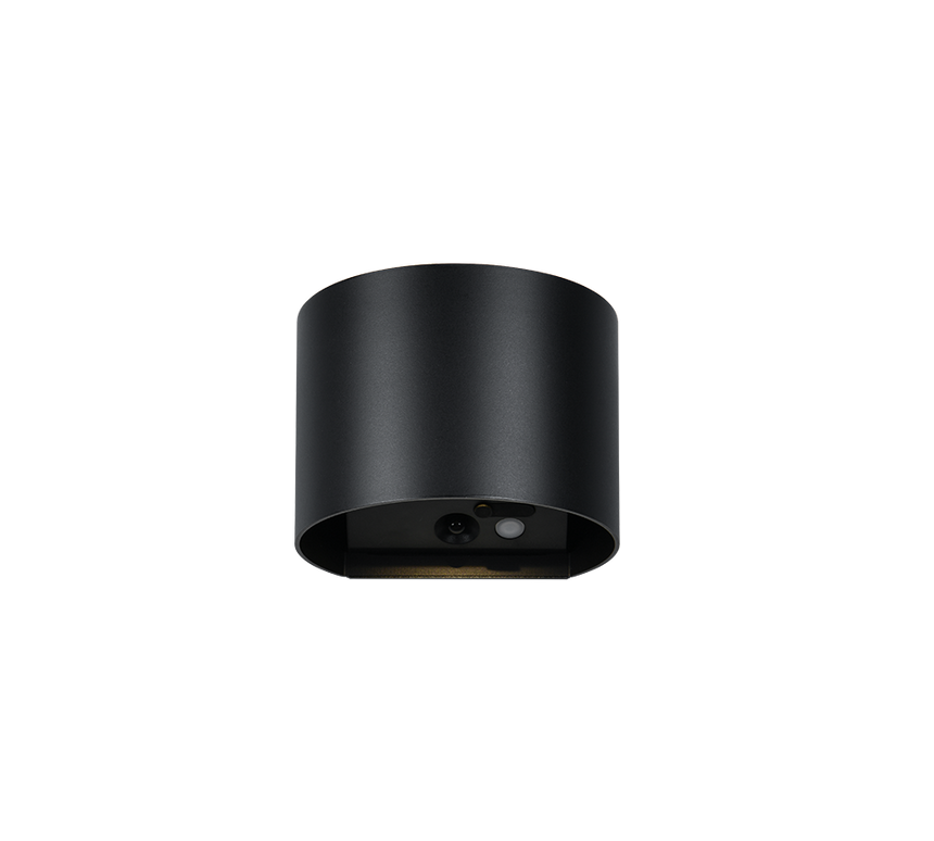Aplique de exterior Trio Genie LED negro mate 3000K IP44 R24161632
