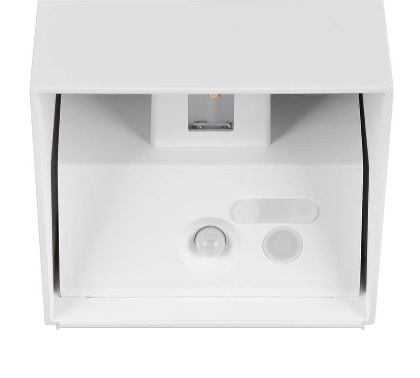 Aplique de exterior Trio Genie LED blanco mate 3000K IP44 R24169631