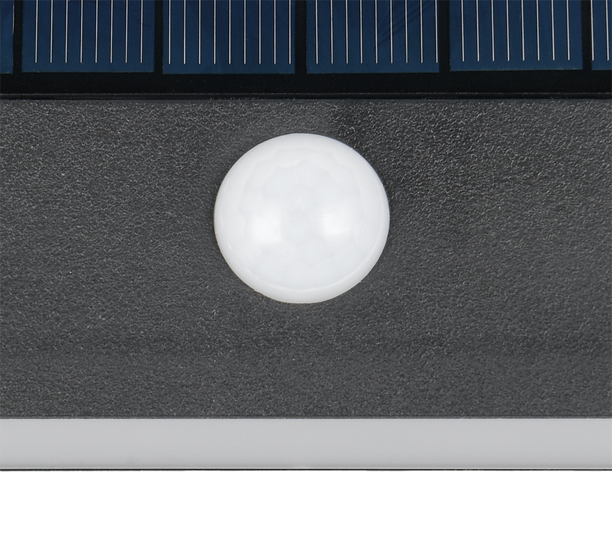 Aplique de exterior Trio Ramos LED negro mate solar 4000K IP44 R24746232