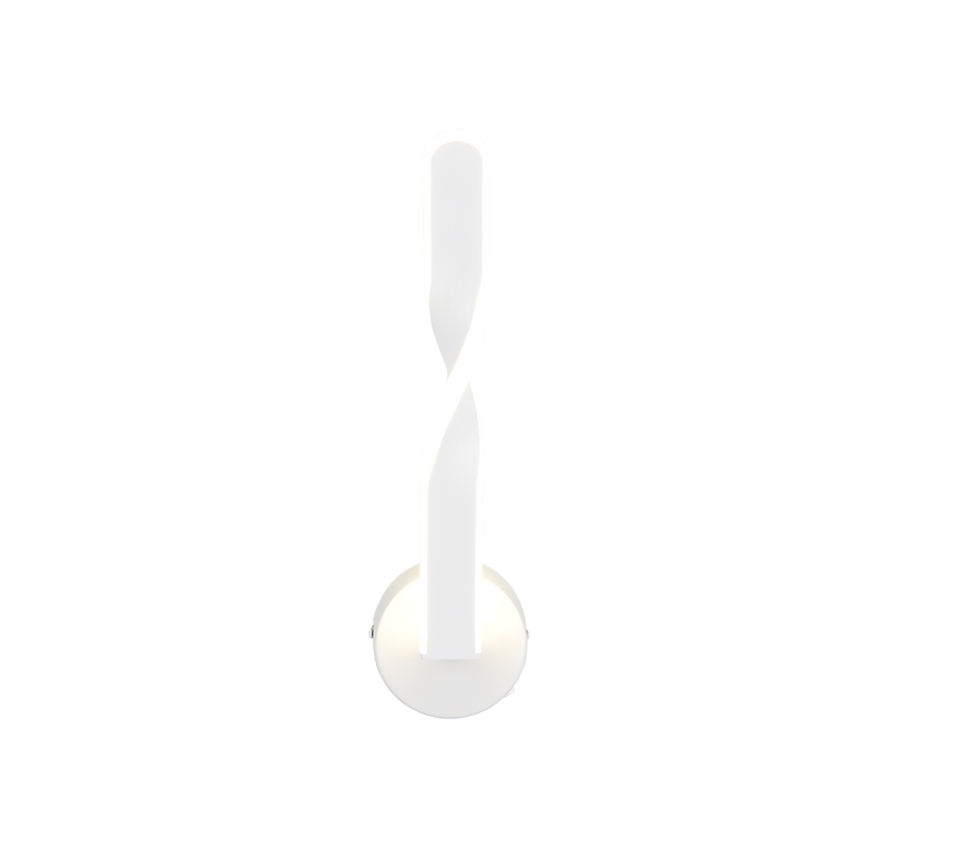 Aplique de pared Trio Ginko LED blanco mate 4000K 45,5cm R25791731 - vista 5