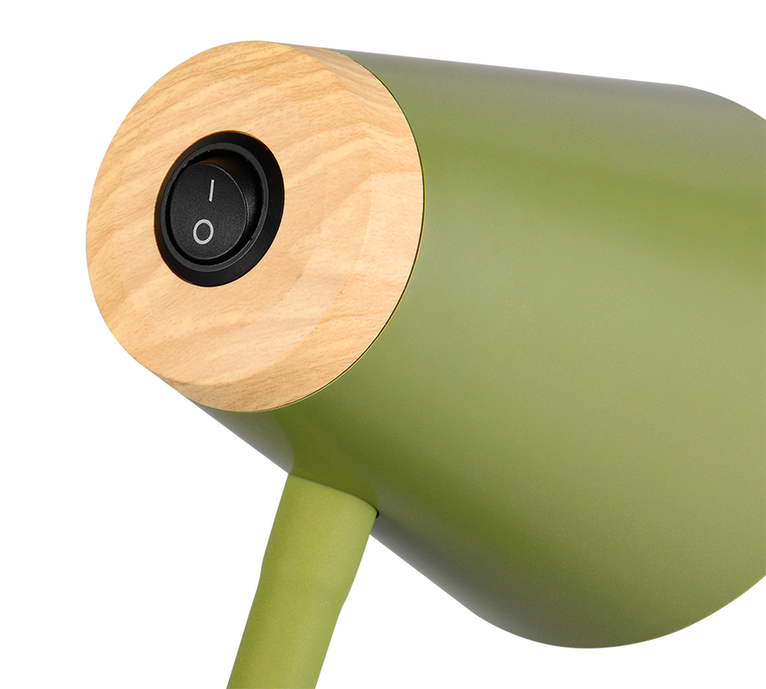 Flexo con pinza Trio Pongo LED verde 3000K R25831115 - vista 2