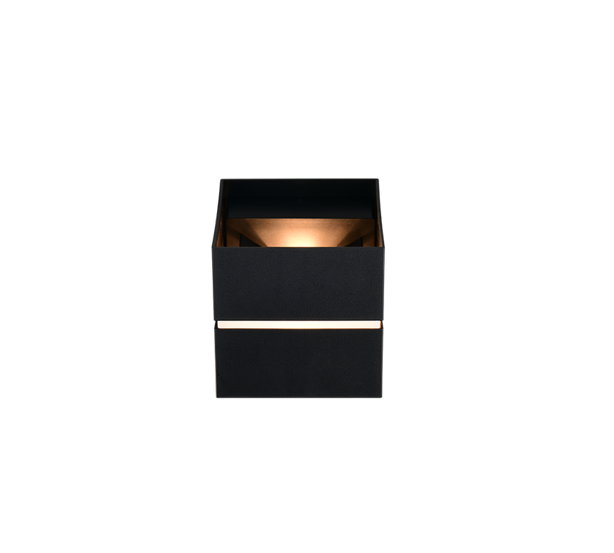 Aplique de exterior Trio Logrono LED negro mate 3000K IP44 R26751632