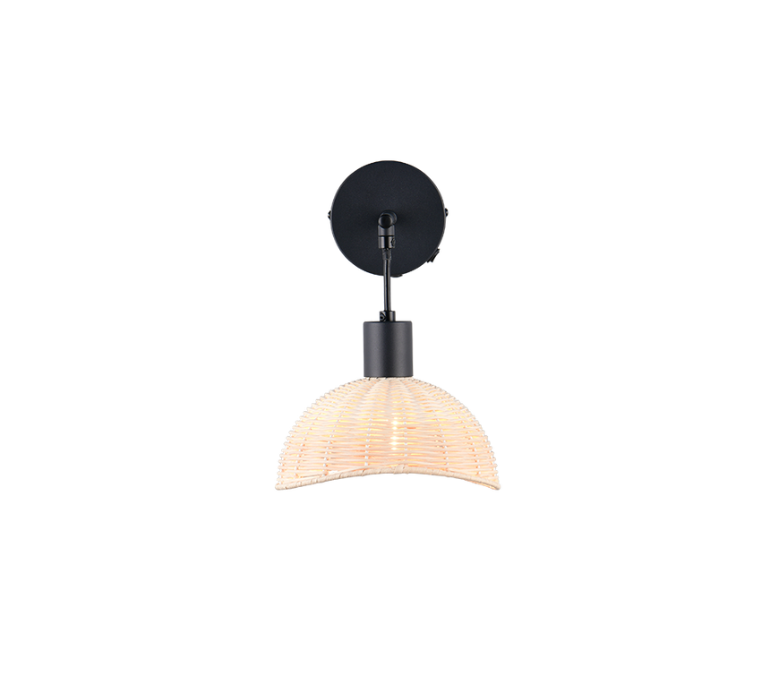 Aplique de pared Trio Calvi LED negro mate 2700K R26781732