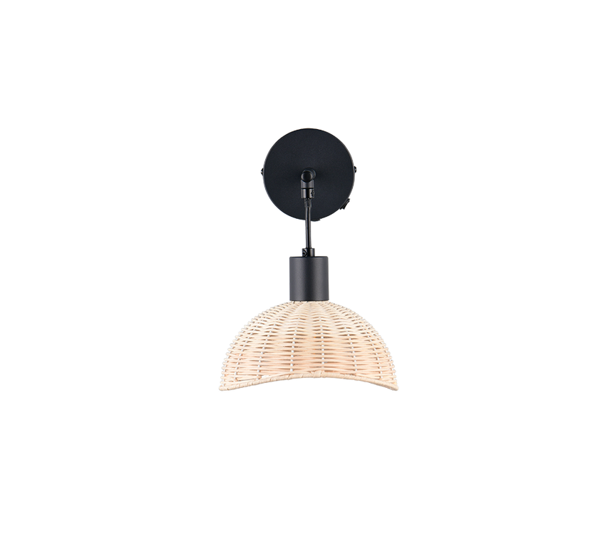 Aplique de pared Trio Calvi LED negro mate 2700K R26781732