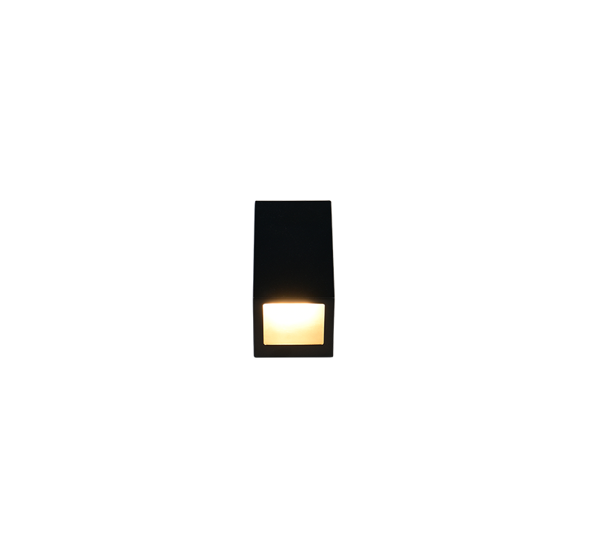 Aplique de exterior Trio Braga LED negro mate 3000K IP44 R26971632