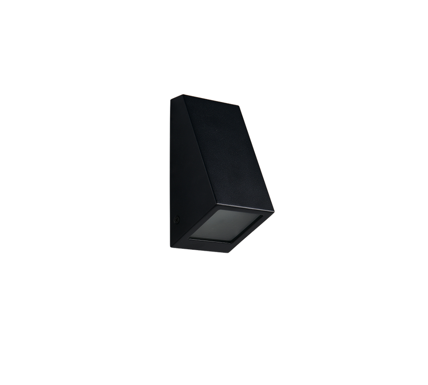 Aplique de exterior Trio Braga LED negro mate 3000K IP44 R26971632