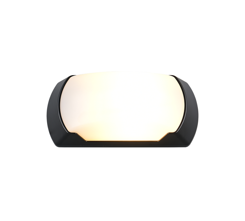 Aplique de exterior Trio Cumana LED negro 2700K IP65 R26991602