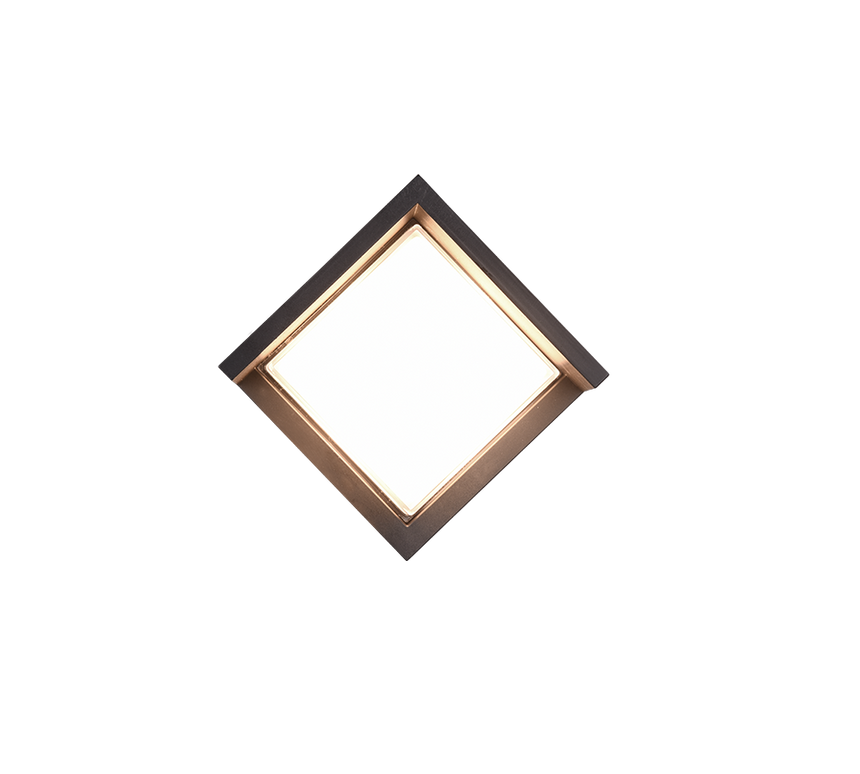 Aplique de exterior Trio Puno LED negro mate 3000K IP54 R27026132