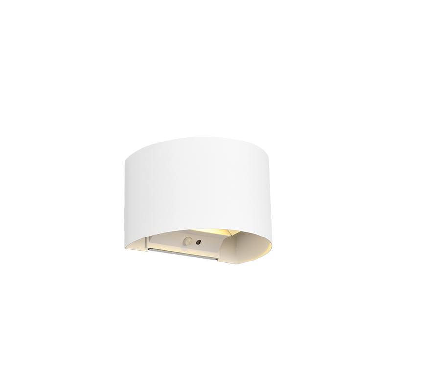 Aplique de exterior Trio Talent LED blanco mate 3000K regulable IP44 R27769131