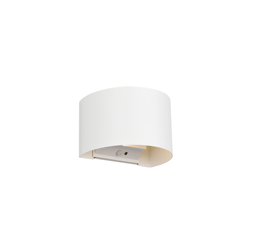 Aplique de exterior Trio Talent LED blanco mate 3000K regulable IP44 R27769131