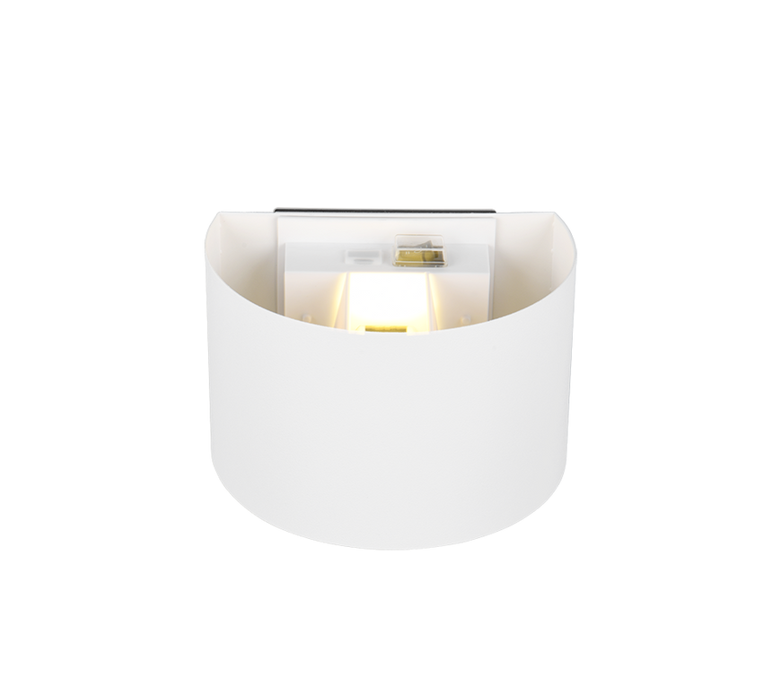 Aplique de exterior Trio Talent LED blanco mate 3000K regulable IP44 R27769131