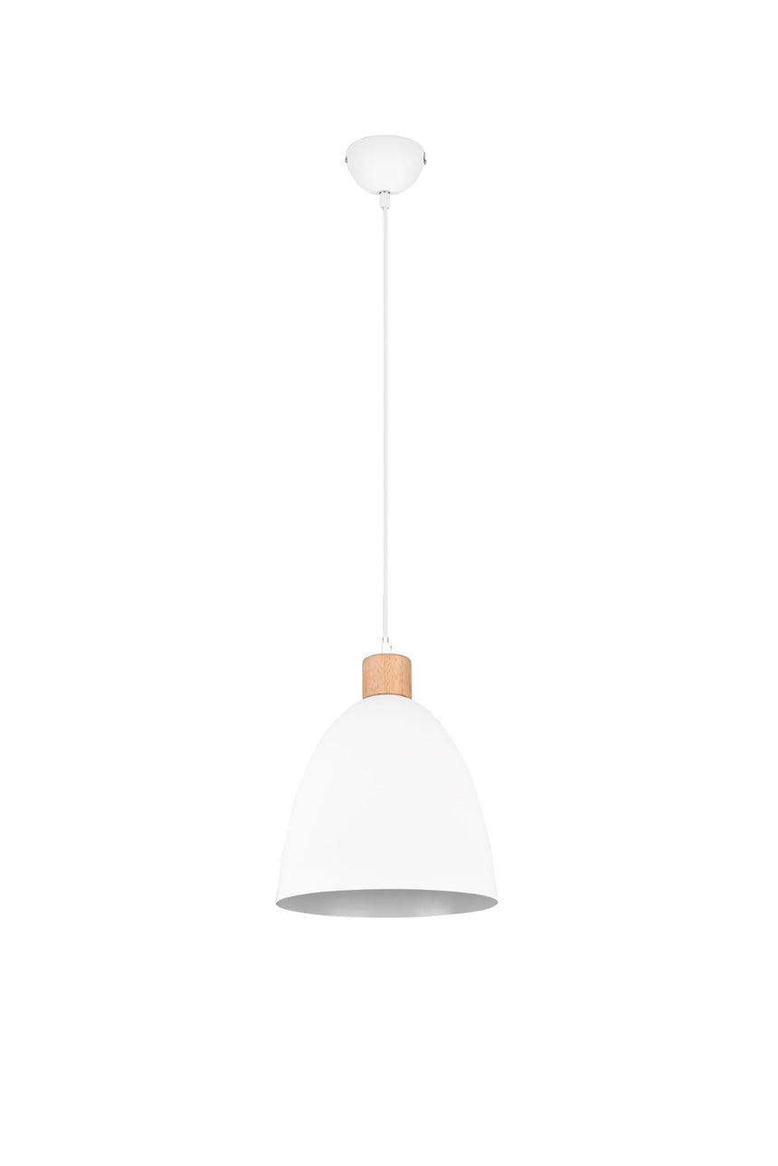 Trio Jagger White Mat Metal Pendant Lamp R30681031