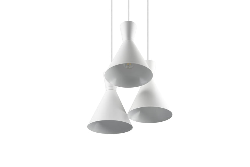 Trio Enzo White Mat Metal Pendant Lamp R30783931