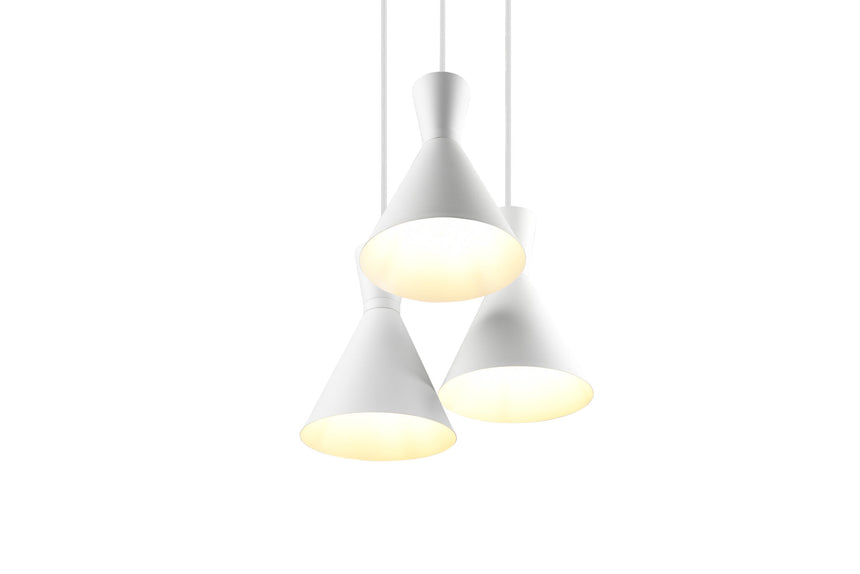 Trio Enzo White Mat Metal Pendant Lamp R30783931