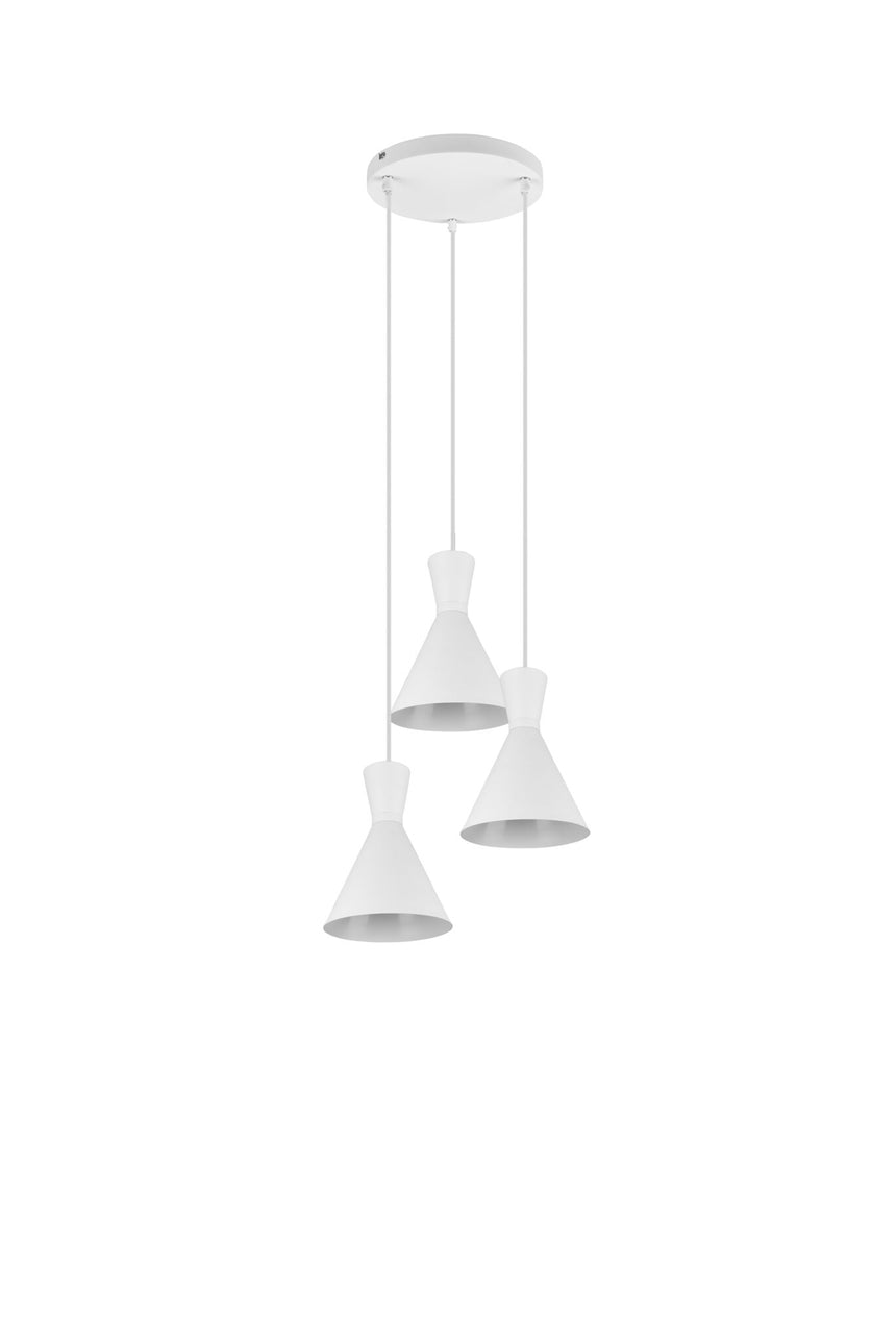 Trio Enzo White Mat Metal Pendant Lamp R30783931
