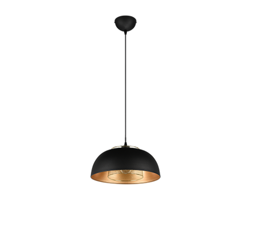 Lámpara de techo colgante Trio Punch negro mate 150cm R30811932 - vista 4