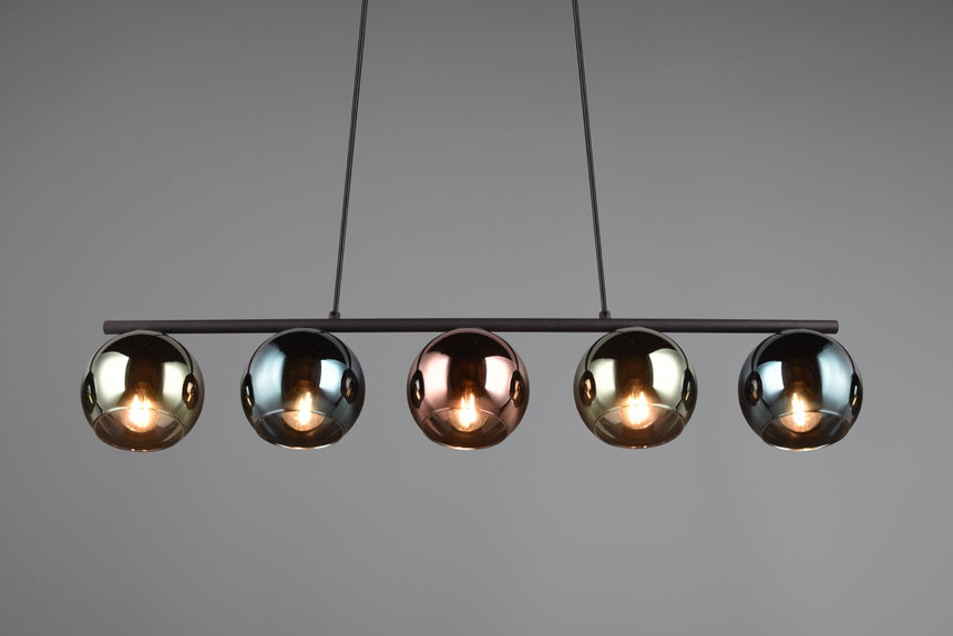 Trio Sheldon 5-Light Multi-Color Pendant Lamp 31305017