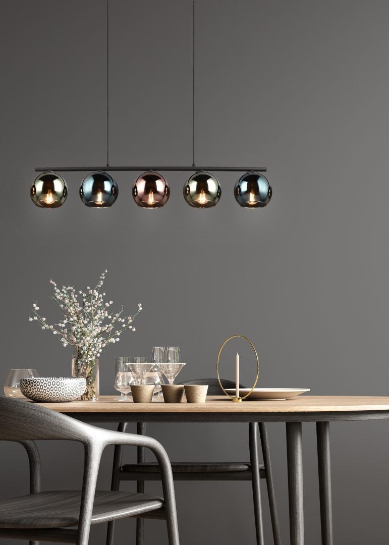 Trio Sheldon 5-Light Multi-Color Pendant Lamp 31305017