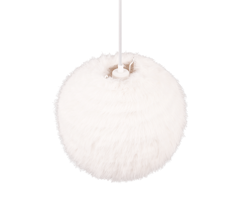 Lámpara de techo colgante Trio Furry LED blanco 3000K 150cm R31581001