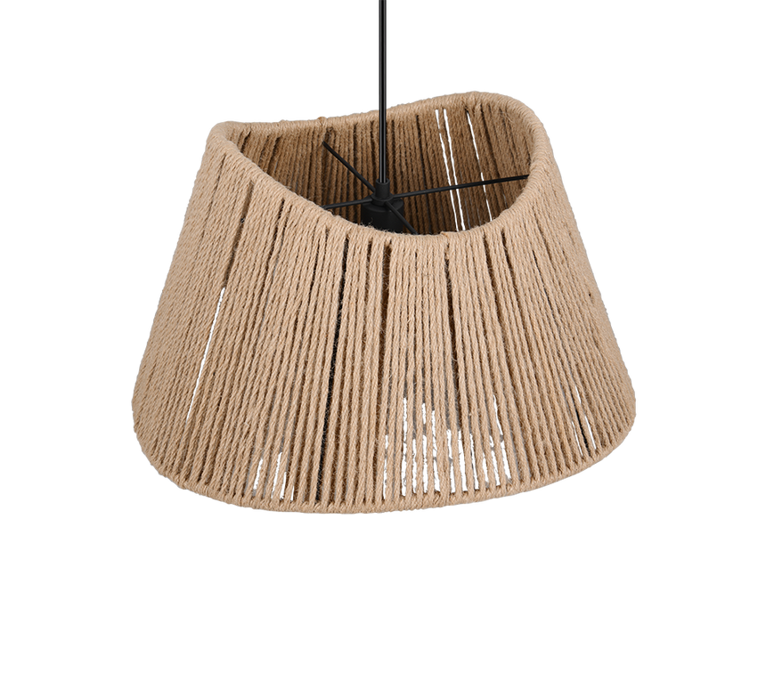 Lámpara de techo colgante Trio Valerie LED negro mate 2700K 150cm R31881036