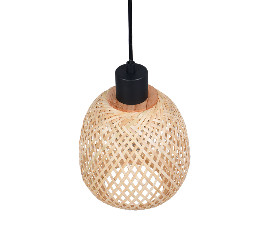 Lámpara de techo colgante Trio Amelie LED negro mate 2700K 150cm R31941036