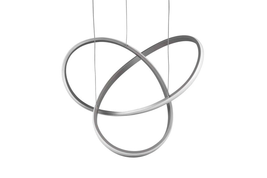 Trio Course Matte Nickel Metal LED Pendant Lamp R32051407