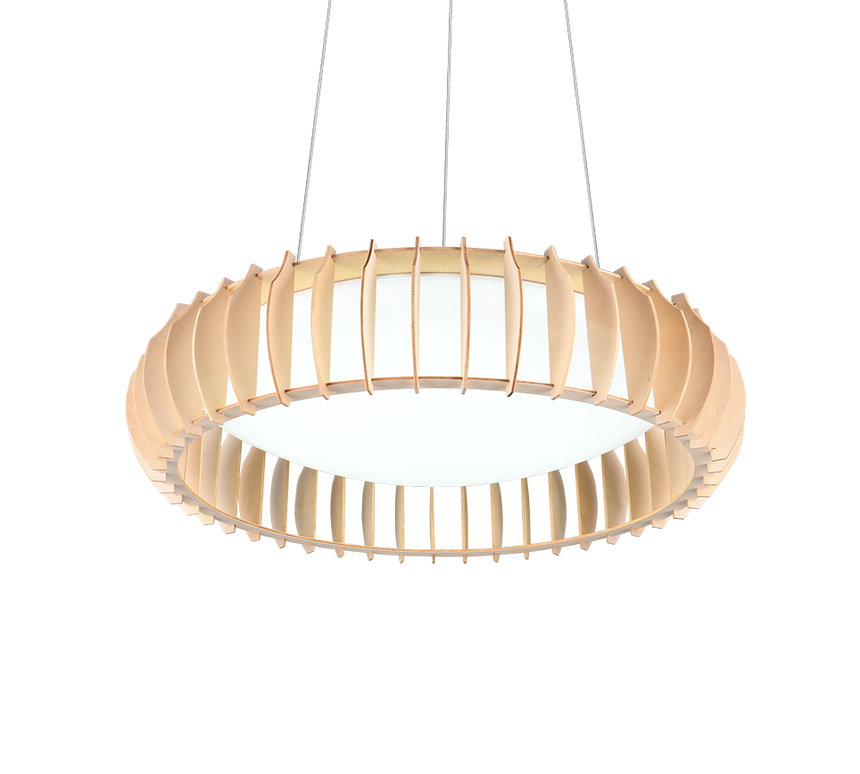 Lámpara de techo colgante Trio Monte LED blanco CCT 150cm R32171930
