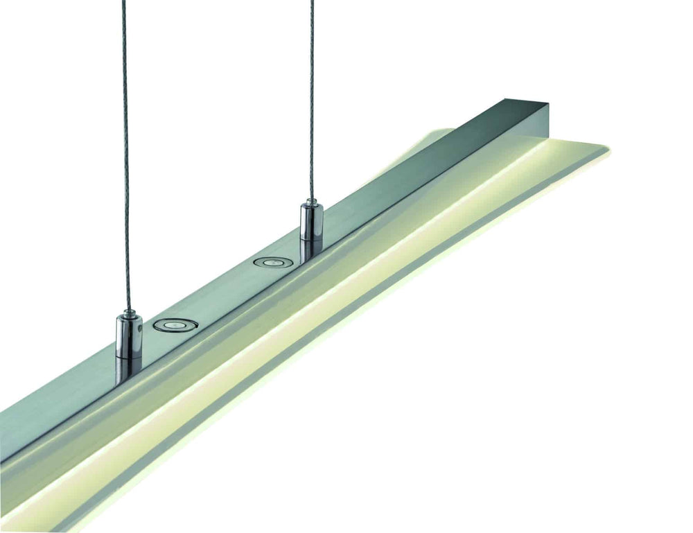 Trio Smash Matte Nickel Metal LED Pendant Lamp R32421107