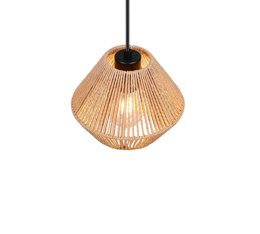 Lámpara de techo colgante Trio Lucille negro mate 150cm R36111026 - vista 2