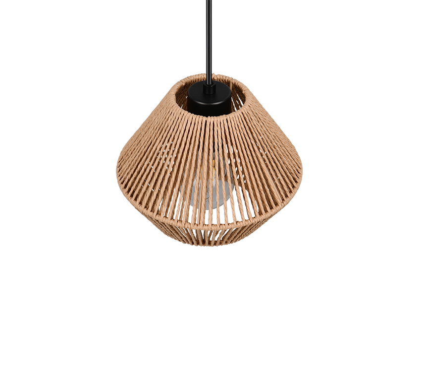 Lámpara de techo colgante Trio Lucille negro mate 150cm R36111026 - vista 5