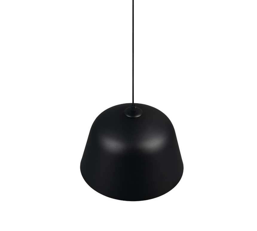 Lámpara de techo colgante Trio Tova LED negro mate 2700K 150cm R36411032