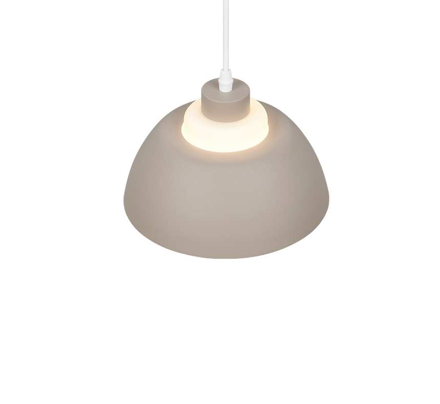 Lámpara de techo colgante Trio Tilos LED warm beige 2700K 150cm R36501043