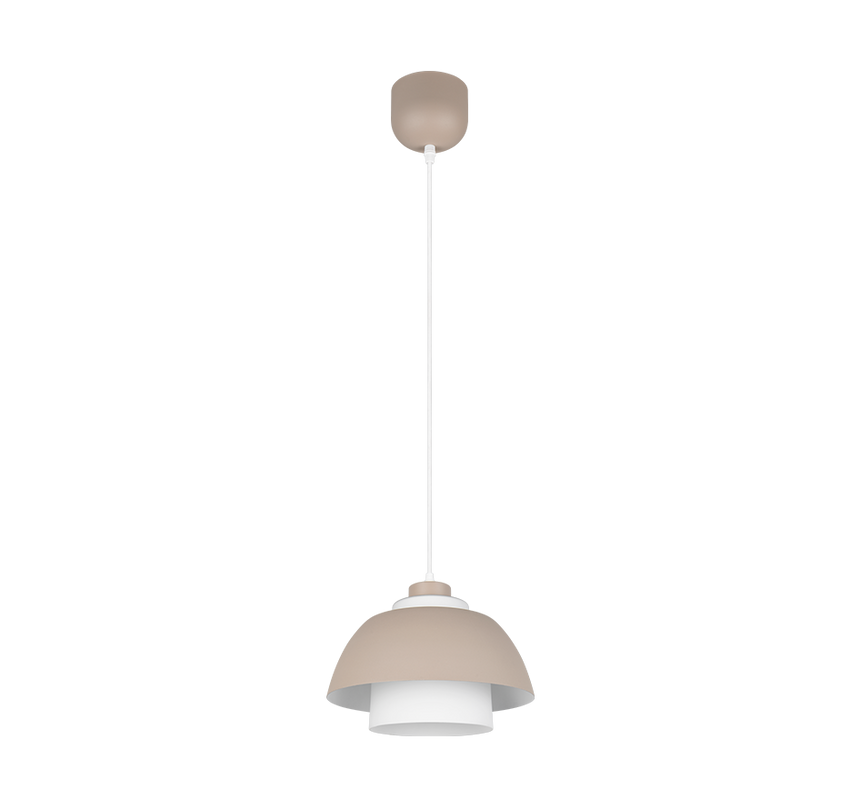 Lámpara de techo colgante Trio Tilos LED warm beige 2700K 150cm R36501943