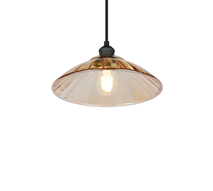 Lámpara de techo colgante Trio Eluna LED negro mate 2700K 150cm R36521032