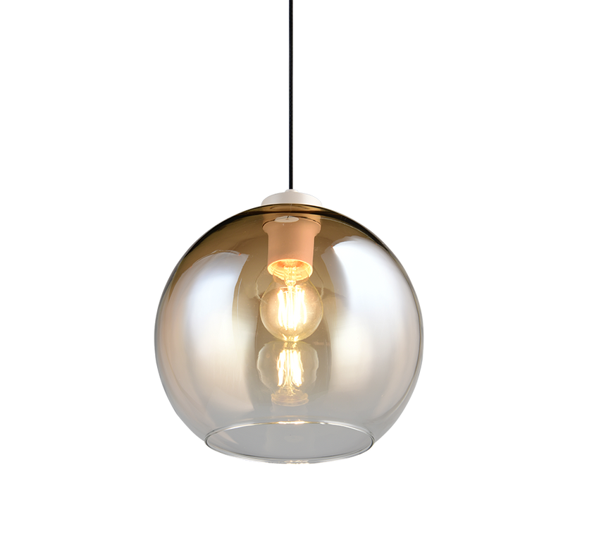 Lámpara de techo colgante Trio Liora LED amber-colored 2700K 150cm R36601013