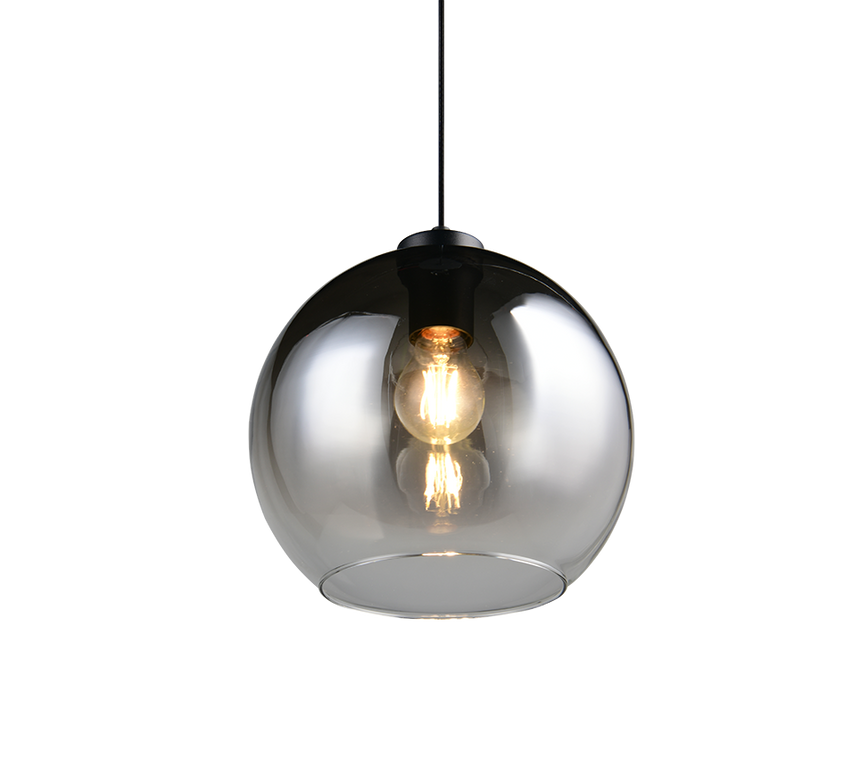 Lámpara de techo colgante Trio Liora LED smoke 2700K 150cm R36601054