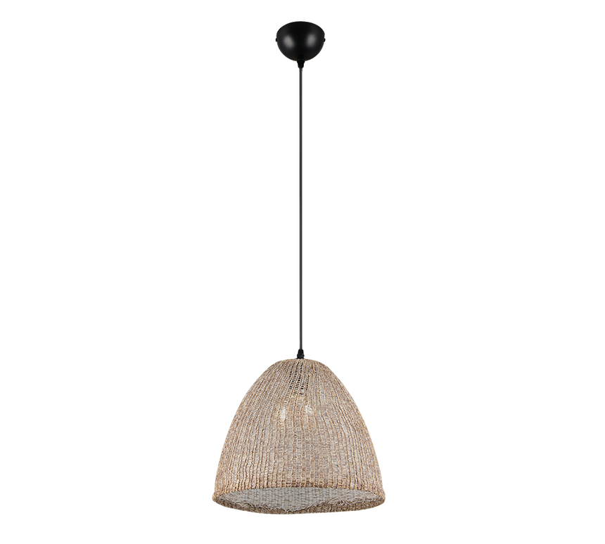 Lámpara de techo colgante Trio Kibito LED natural finish 2700K 150cm R36731036