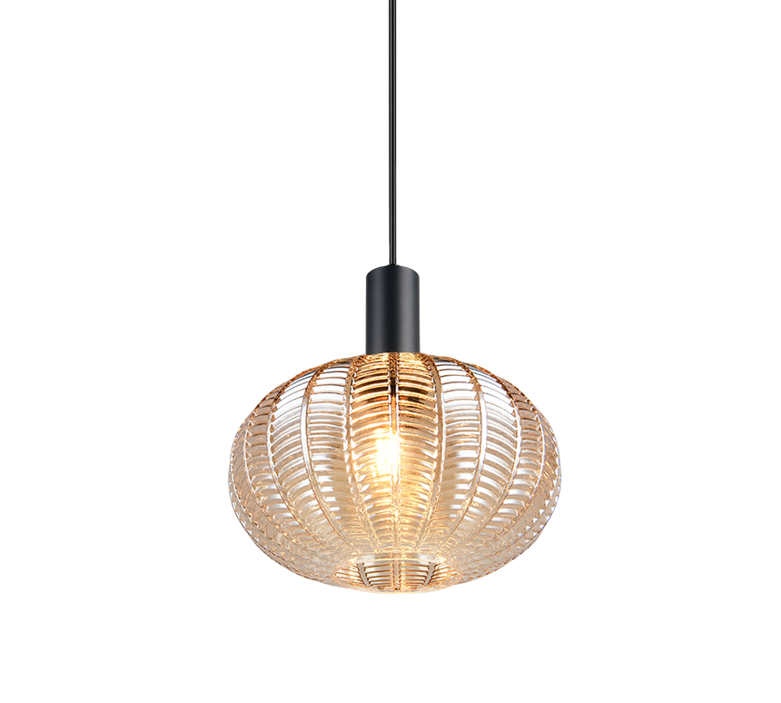 Lámpara de techo colgante Trio Elvezia LED amber-colored 2700K 150cm R36771013