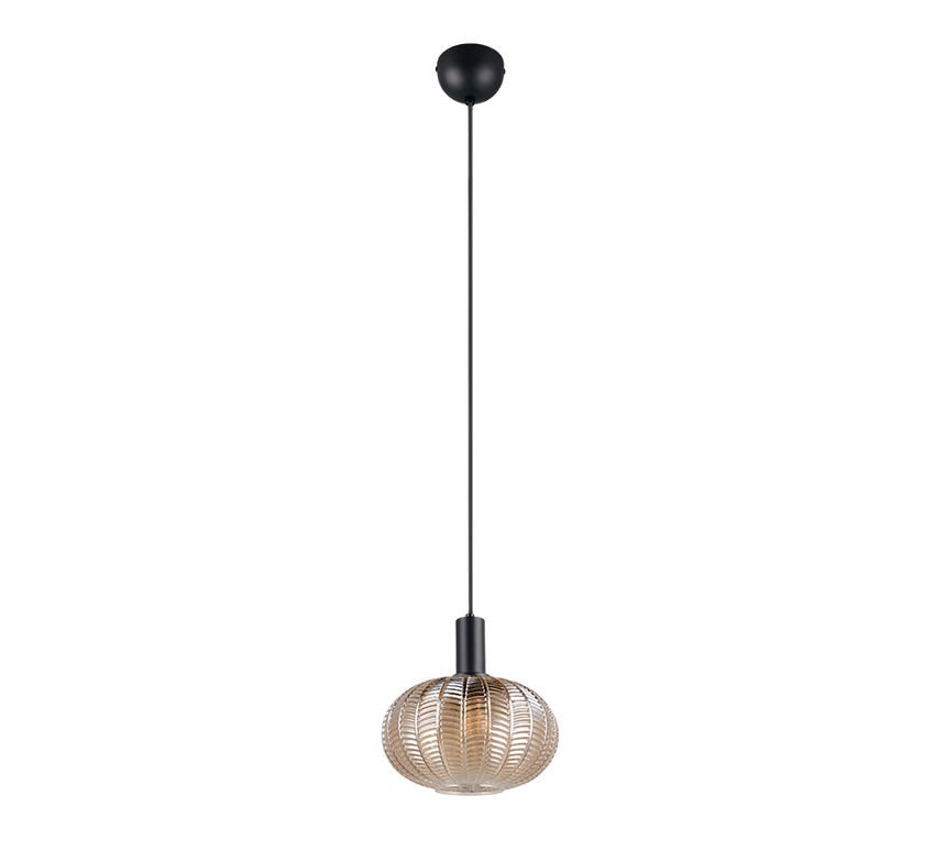 Lámpara de techo colgante Trio Elvezia LED amber-colored 2700K 150cm R36771013