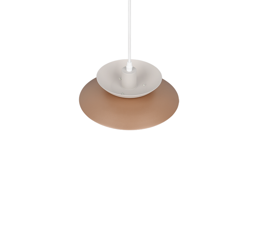 Lámpara de techo colgante Trio Amarila LED marrón café 2700K 150cm R36841065
