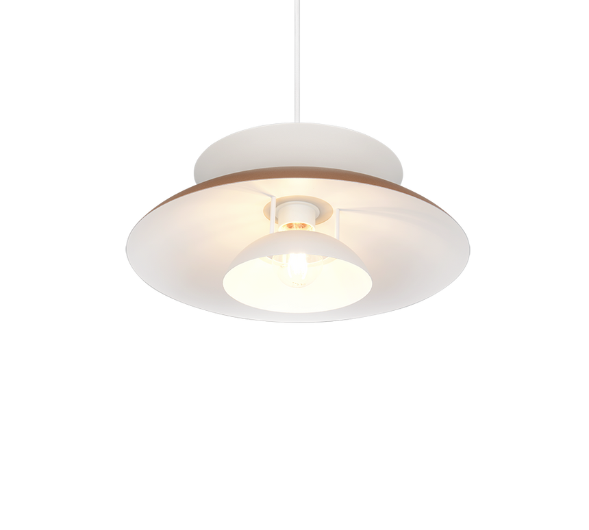 Lámpara de techo colgante Trio Amarila LED marrón café 2700K 150cm R36841965