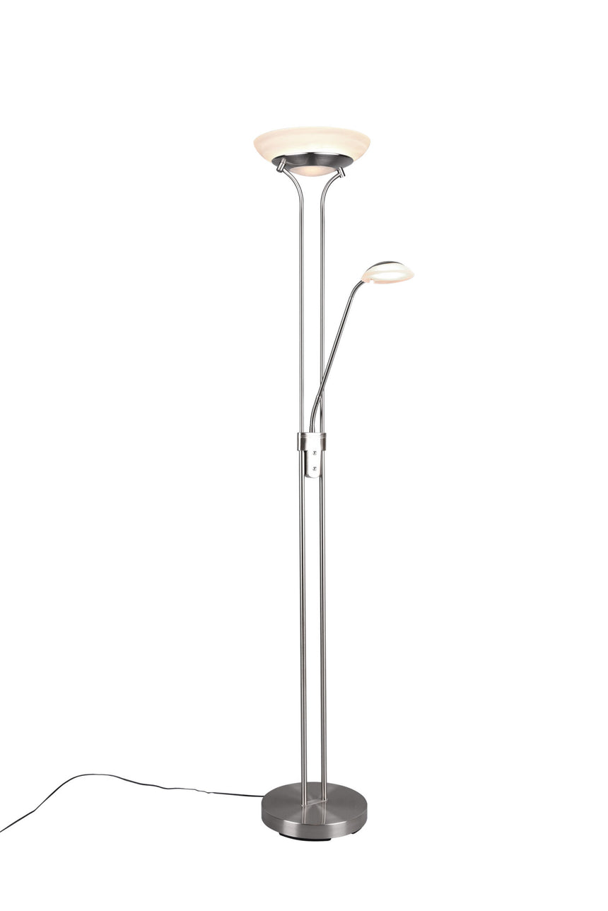 Trio Orson Matte Nickel Metal LED Floor Lamp R40073507